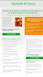 Mobile Screenshot of myhealthandfitnessmd.com