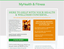 Tablet Screenshot of myhealthandfitnessmd.com